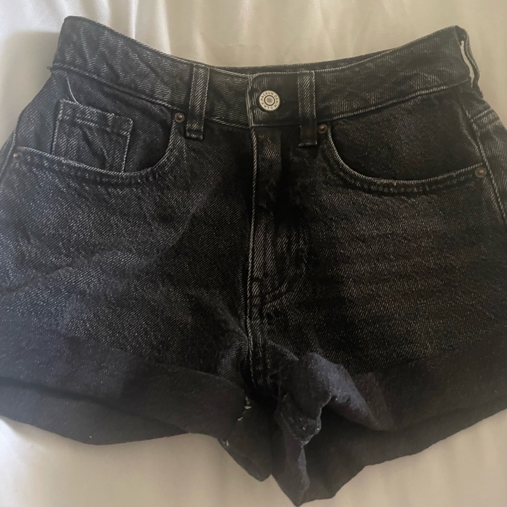 -Black Denim shorts from PacSun